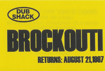 BROCKOUT! Returns, August 21, 1997 (front)