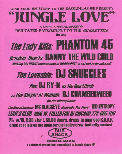 BROCKOUT! Jungle Love, February 19, 1998 (back)