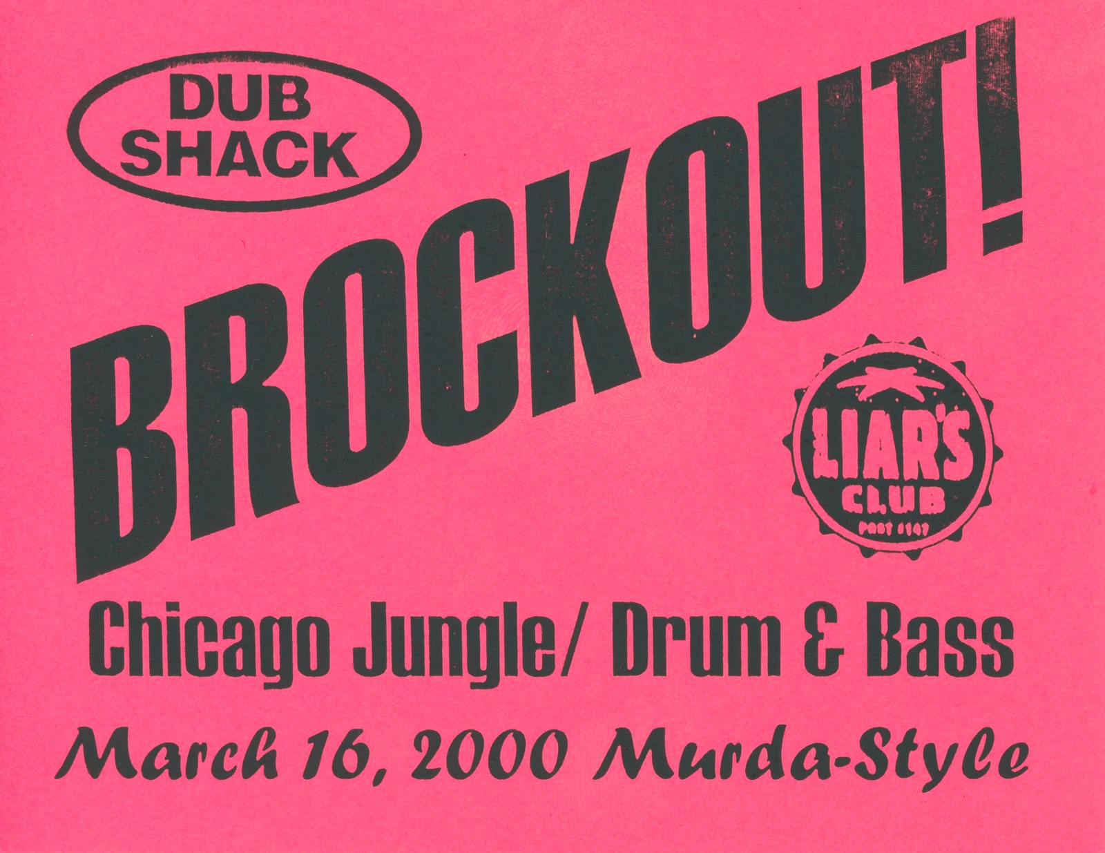 BROCKOUT! Murda-Style, March 16, 2000 (front)