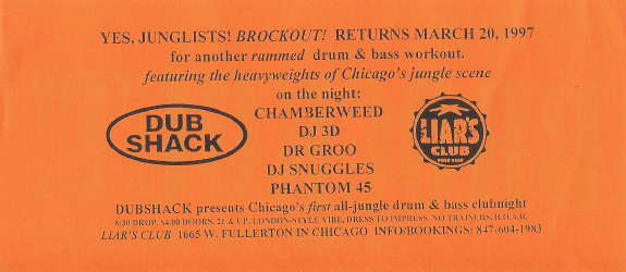 BROCKOUT! The Third Strike, March 20, 1997 (back)