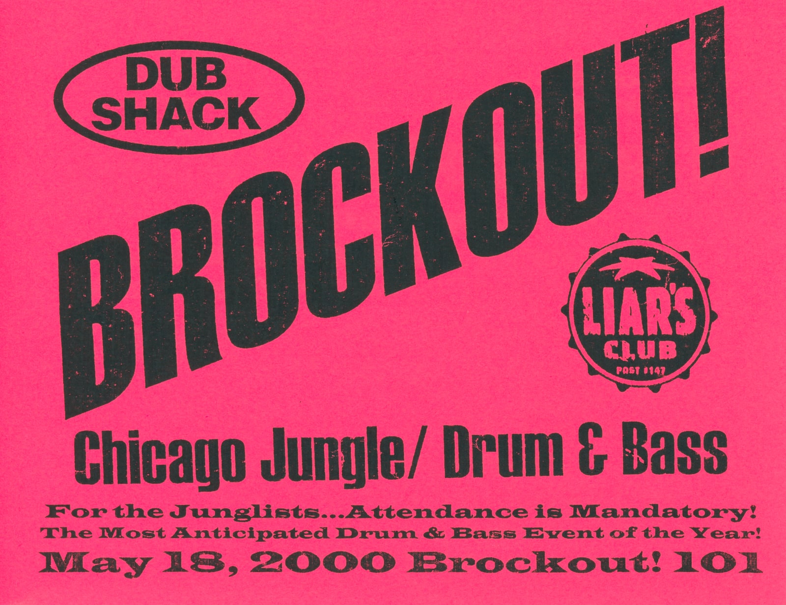 BROCKOUT! 101, May 18, 2000 (front)