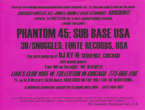 BROCKOUT!, November 27, 1997 (back)