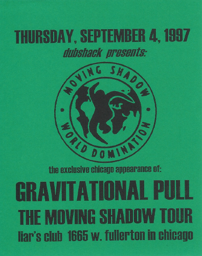 Gravitational Pull: The Moving Shadow Tour, September 4, 1997 (front)