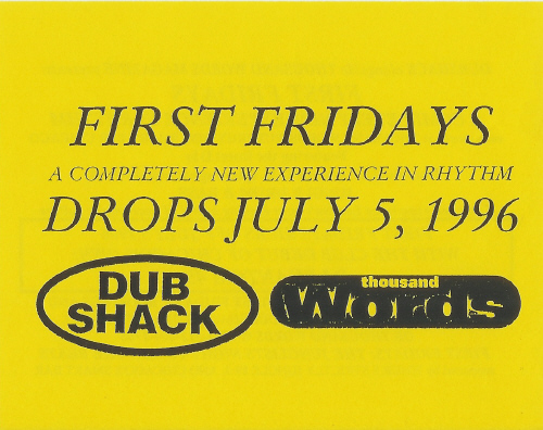 First Fridays, July 5, 1996 (front)