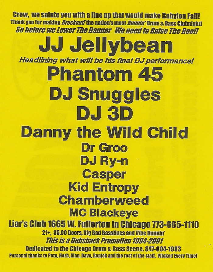 The Final BROCKOUT!, January 18, 2001 (back)