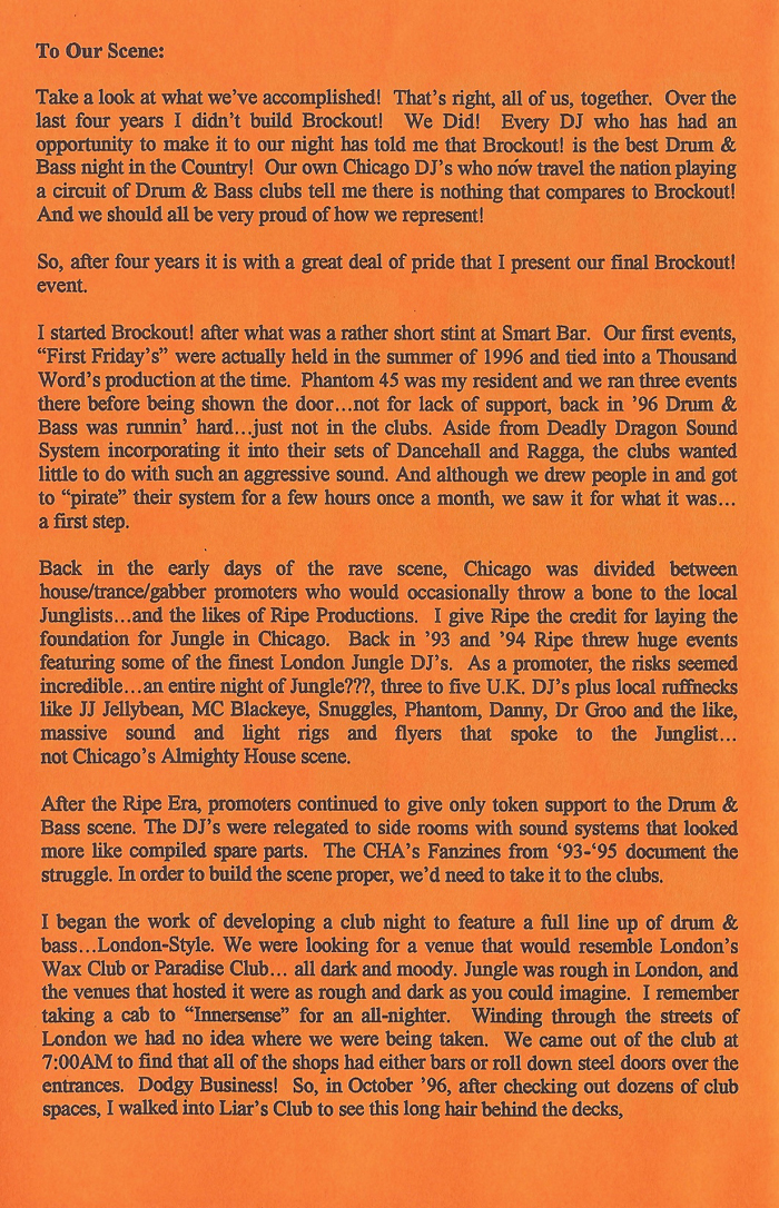 Babylon Shall Fall! The Final BROCKOUT!, January 18, 2001 (inside)